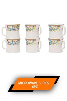 Bp Coffee Mug Microwave Series Medium 6pc